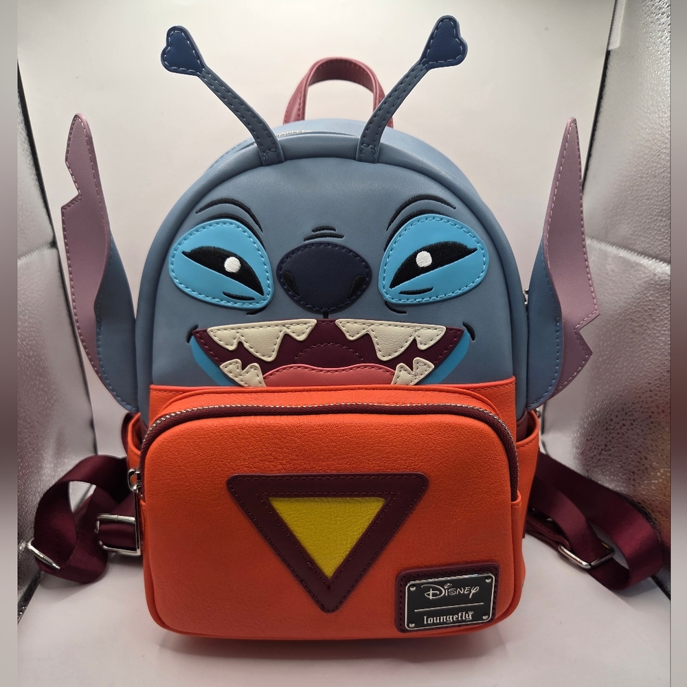 Loungefly Disney Stitch Experiment 626  Minu Backpack EUC